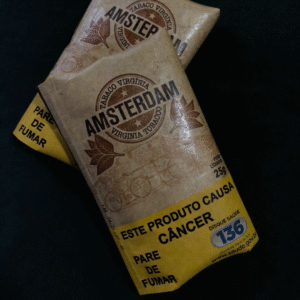 Tabaco Amsterdam Virginia 25g – Tabaco Natural para Enrolar